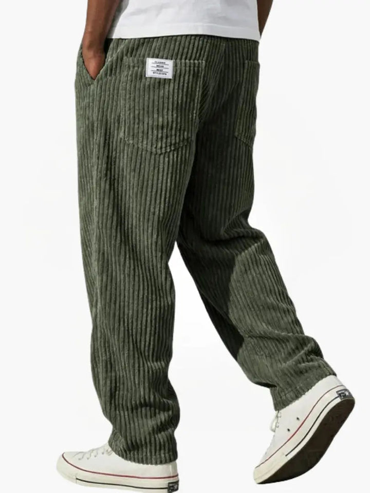 Wenviro - Herren Cordhose Komfort Fit