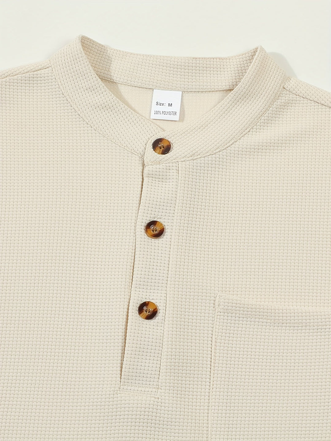 Dawson | Strukturiertes Langarm-Henley-Shirt - Image 3