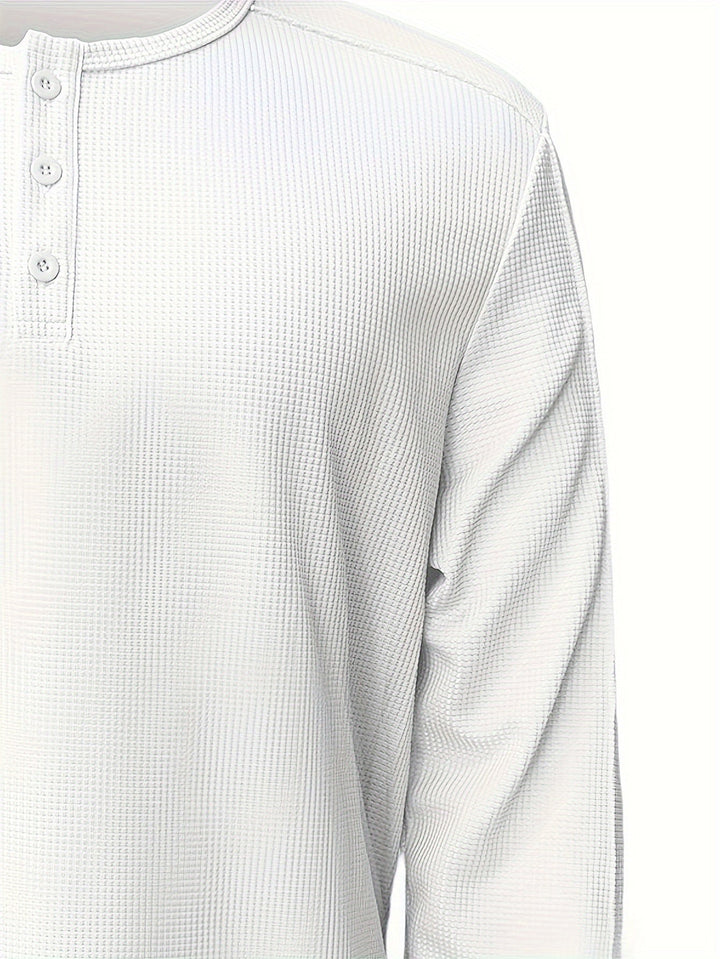 Lincoln | Henley-Shirt mit Struktur - Image 4