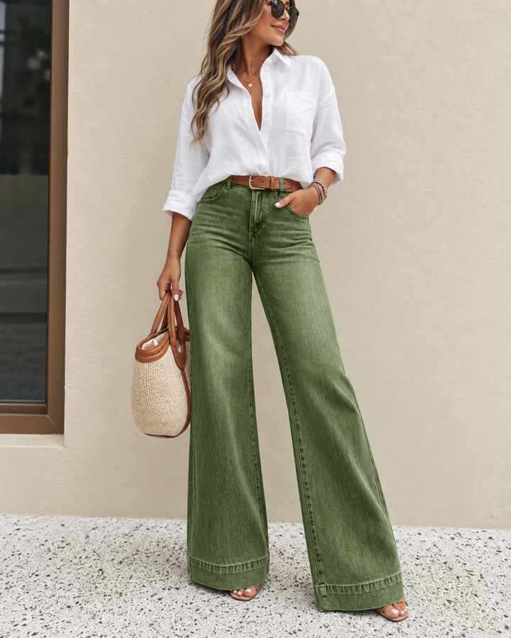 Bea™ | Elegante Weite Jeans - Image 2