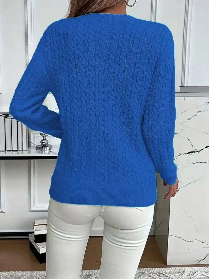 GEMÜTLICHER RUNDHALSPULLOVER FÜR DAMEN - Image 16