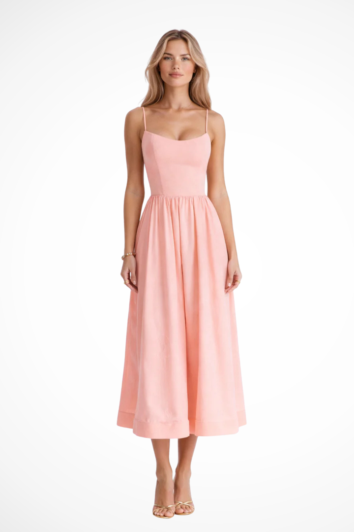 Nara - Elegantes Midi Kleid Damen