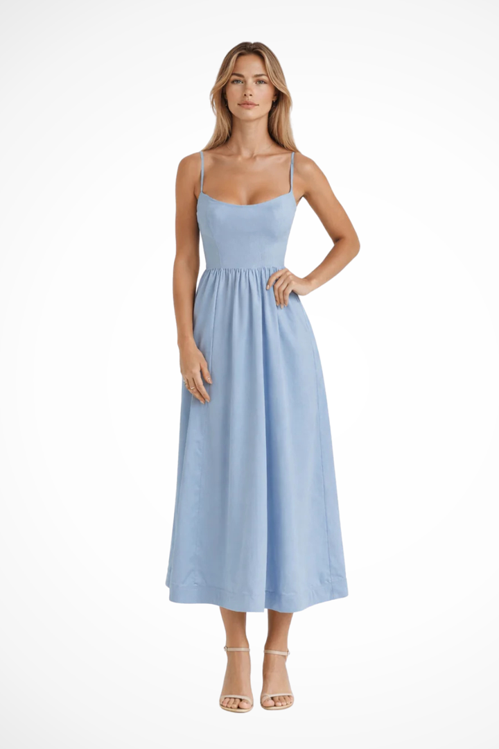 Nara - Elegantes Midi Kleid Damen