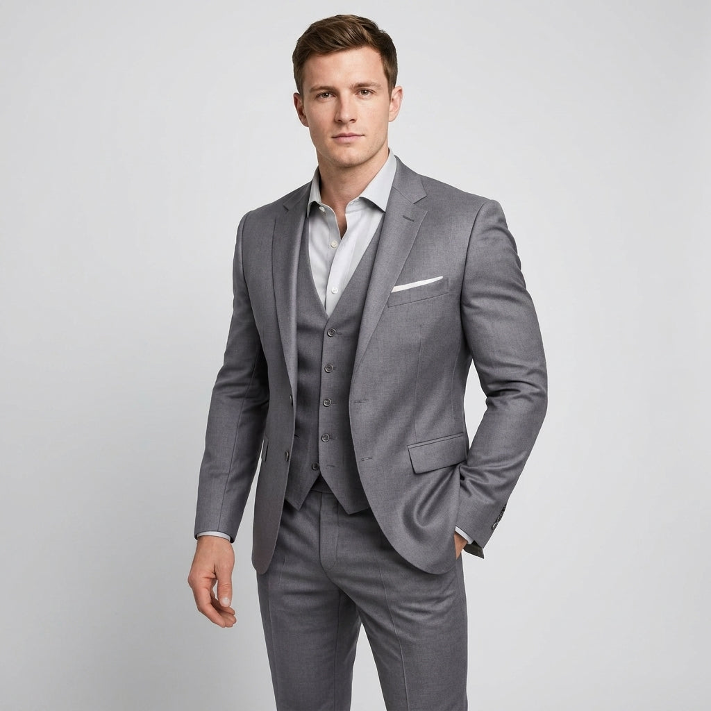 Orivano - Herren Slim Fit Anzug Set
