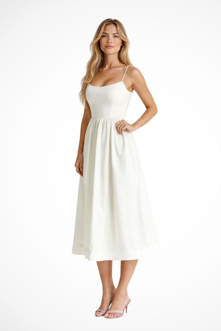 Nara - Elegantes Midi Kleid Damen