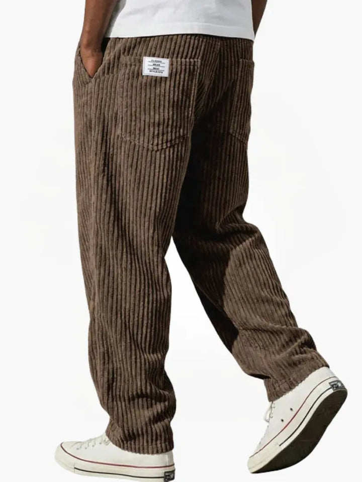 Wenviro - Herren Cordhose Komfort Fit