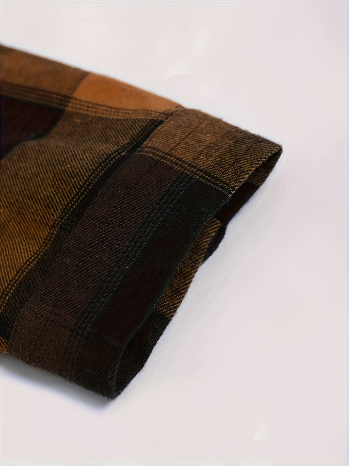 Calvin | Kontrastreiches Patchwork-Hemd - Image 3