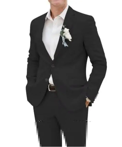 Lucéon - Leinen Slim Fit Herrenanzug