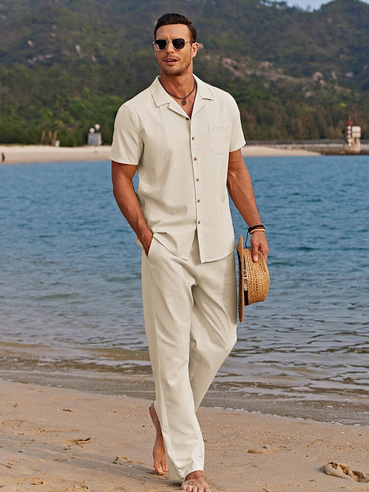 Solvire - Leinen Strand Set Sommer