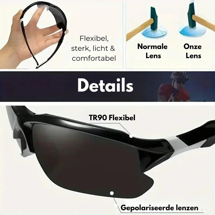 Virellan - Polarisierte Sport Sonnenbrille Für Maximale Leistung