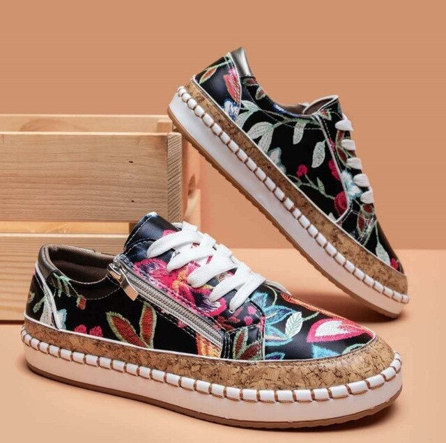 Alévara - Florale Damen Sneaker