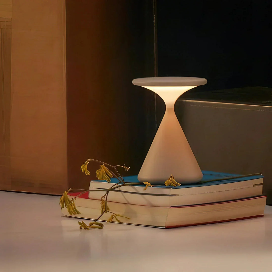 Hourglass Light | Wireless Illumination with USB Charging