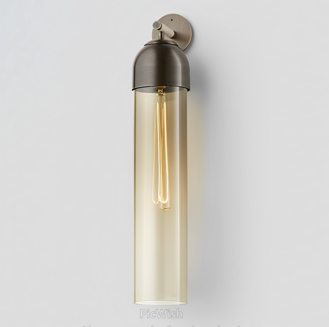 Wall lamp | Round shape with glass detail