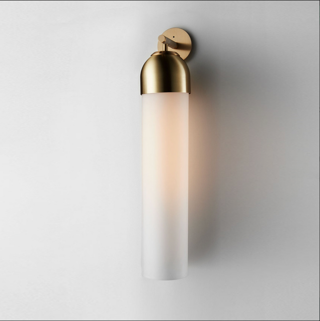 Wall lamp | Round shape with glass detail