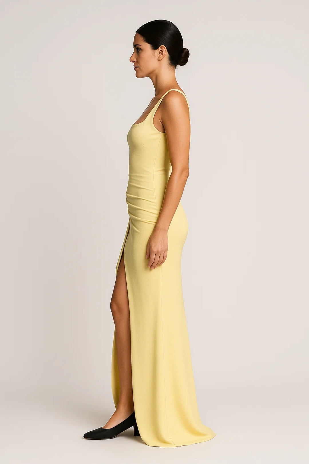 Aurevane - Elegantes Maxikleid Mit Schlitz