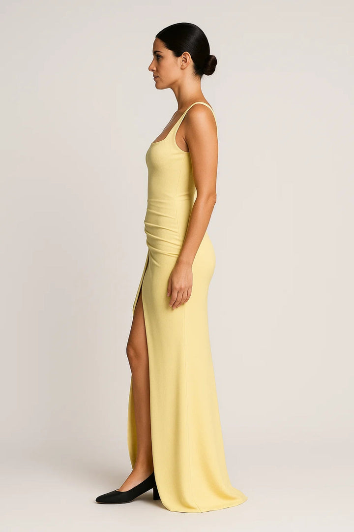Aurevane - Elegantes Maxikleid Mit Schlitz