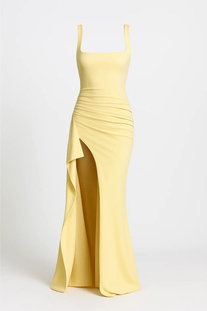 Aurevane - Elegantes Maxikleid Mit Schlitz