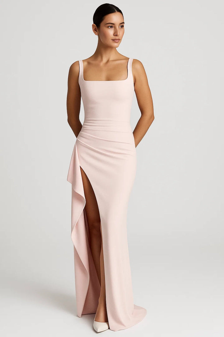 Aurevane - Elegantes Maxikleid Mit Schlitz