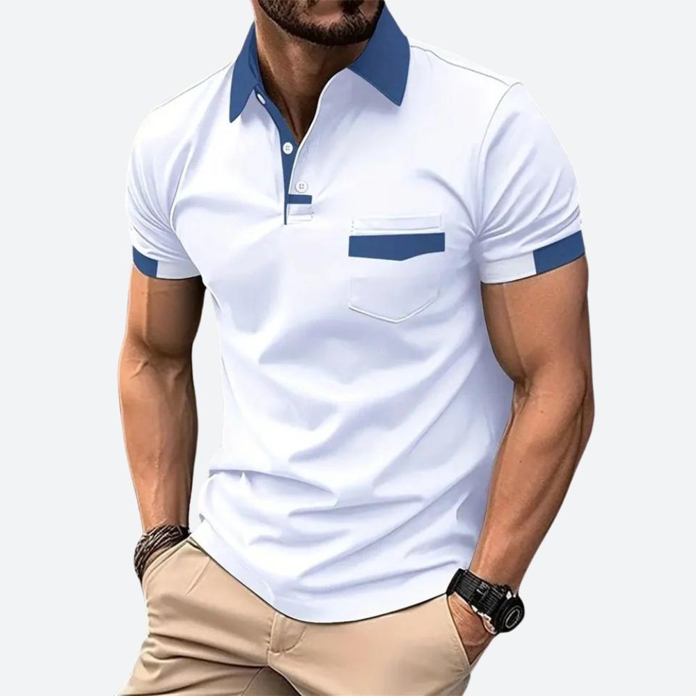 Herren Kurzarm Poloshirt Piqué Baumwolle - Image 6