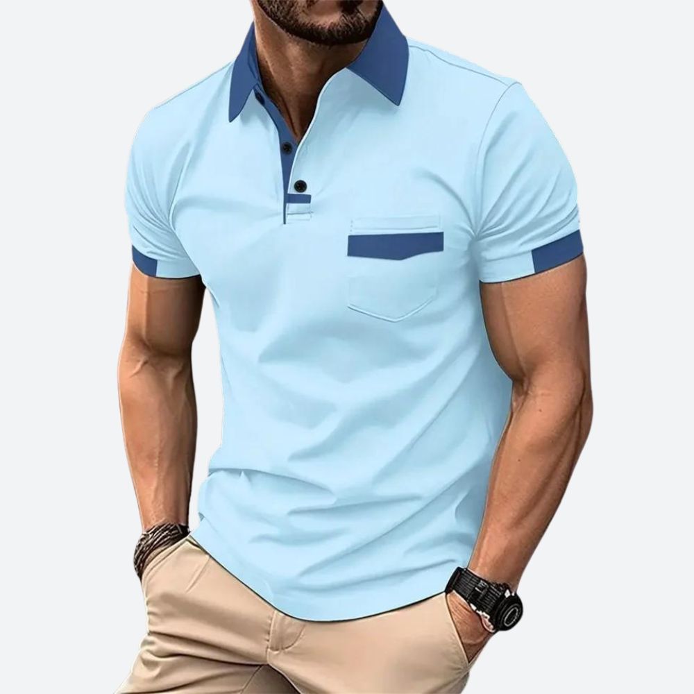 Herren Kurzarm Poloshirt Piqué Baumwolle - Image 5