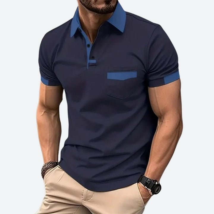 Herren Kurzarm Poloshirt Piqué Baumwolle - Image 3