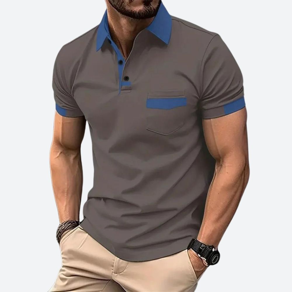 Herren Kurzarm Poloshirt Piqué Baumwolle - Image 2