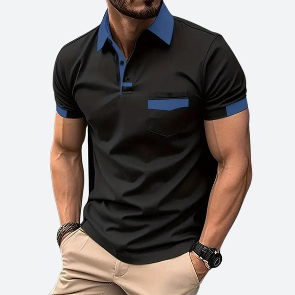 Herren Kurzarm Poloshirt Piqué Baumwolle