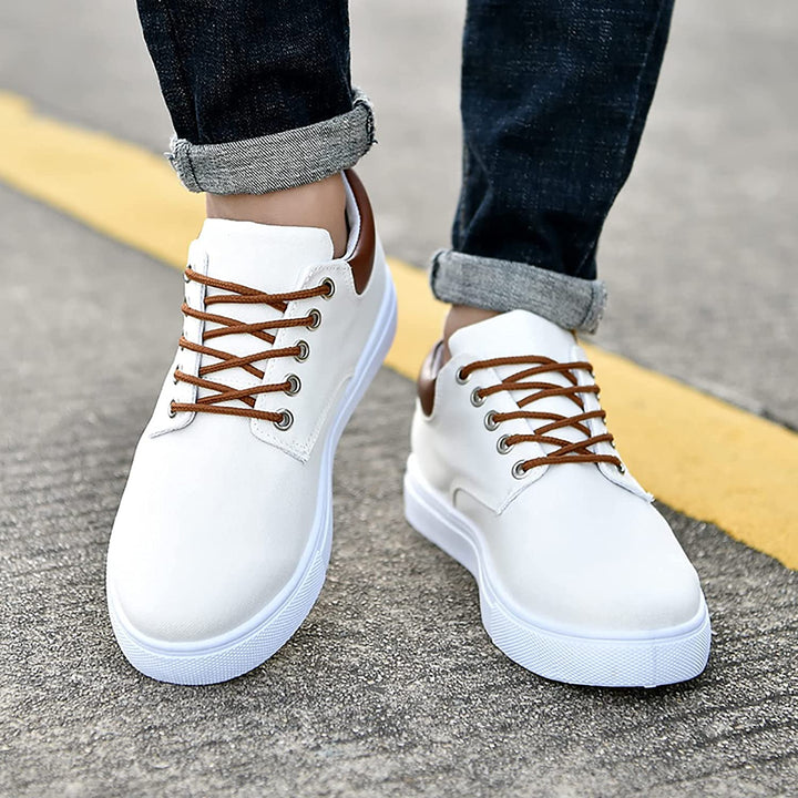 Liam - Men's Sneakers with White Sole