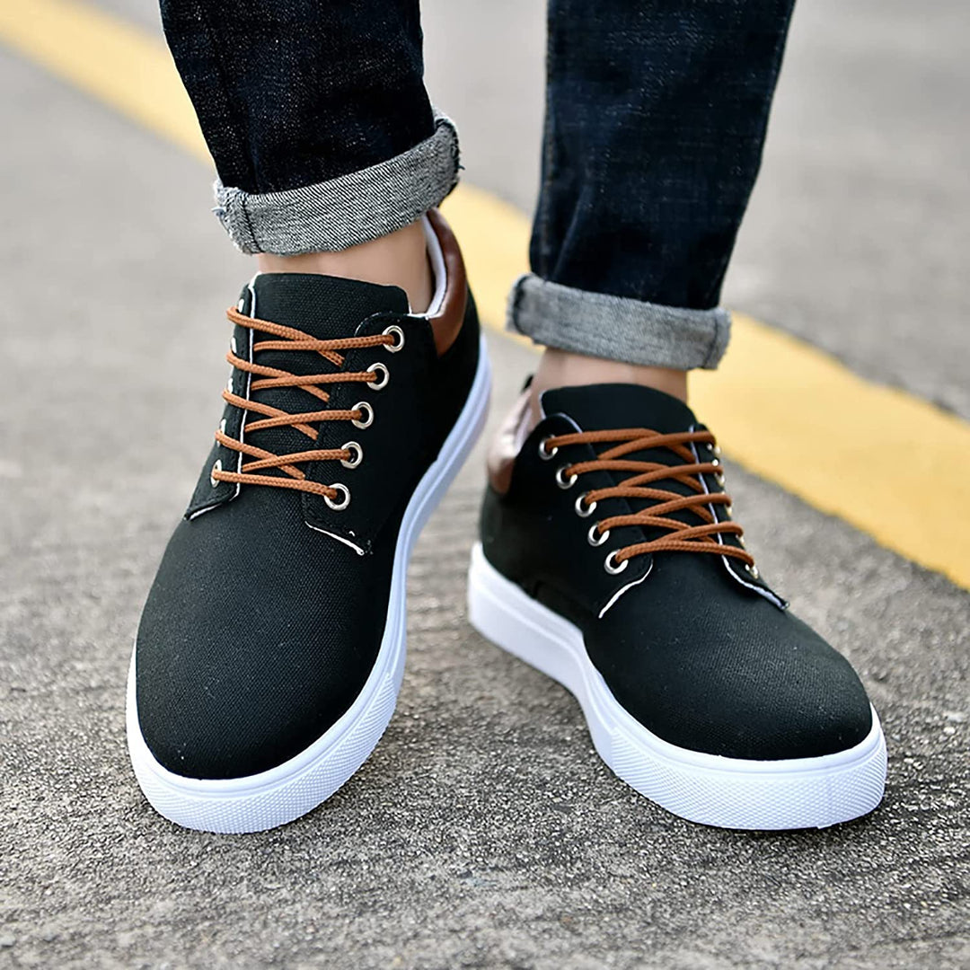 Liam - Men's Sneakers with White Sole