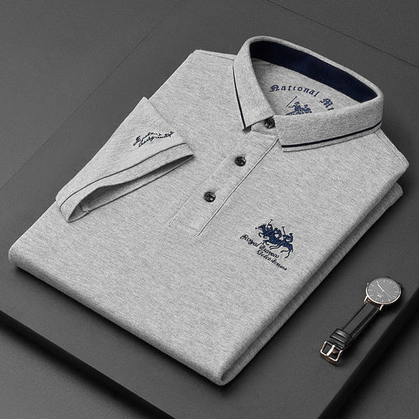 Hamish - Besticktes Herren Kurzarm Polo