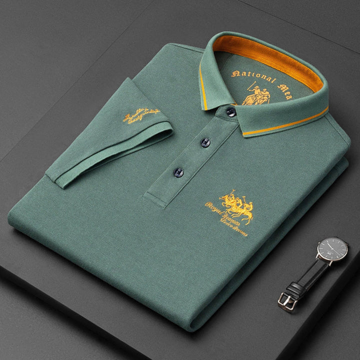 Huxley - Herren Baumwollmix Polo Shirt