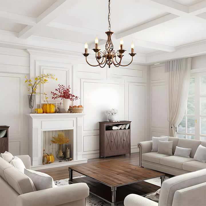 Esstisch Pendelleuchte | Vintage Bronze Elegante Beleuchtung