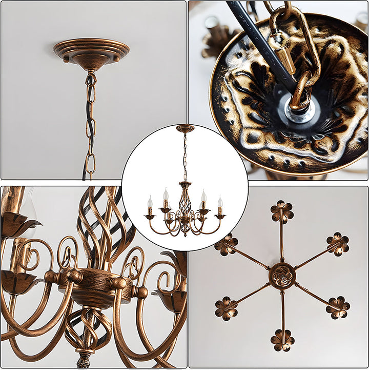 Esstisch Pendelleuchte | Vintage Bronze Elegante Beleuchtung