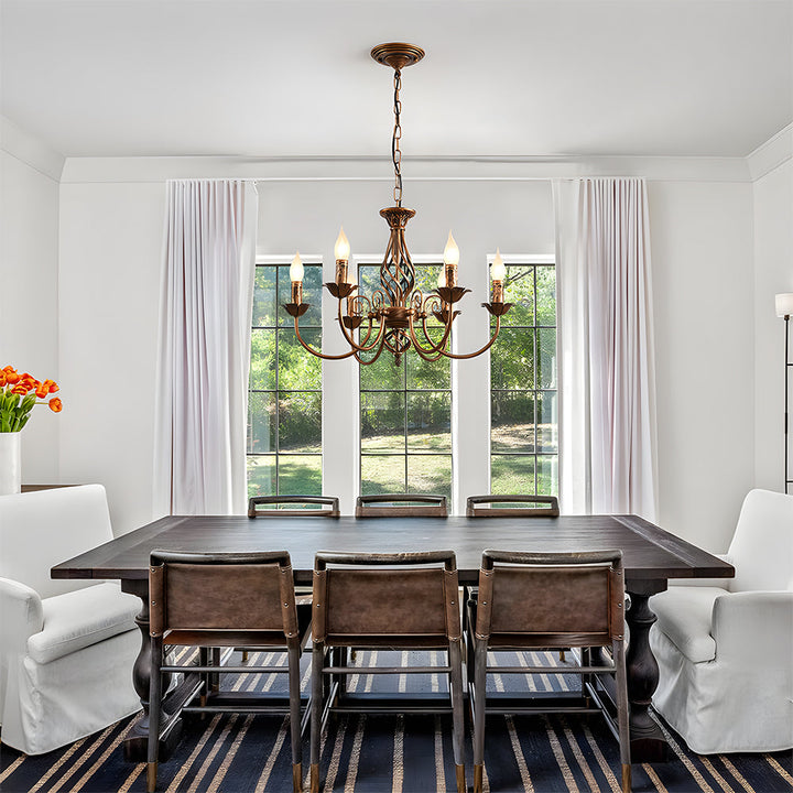 Esstisch Pendelleuchte | Vintage Bronze Elegante Beleuchtung