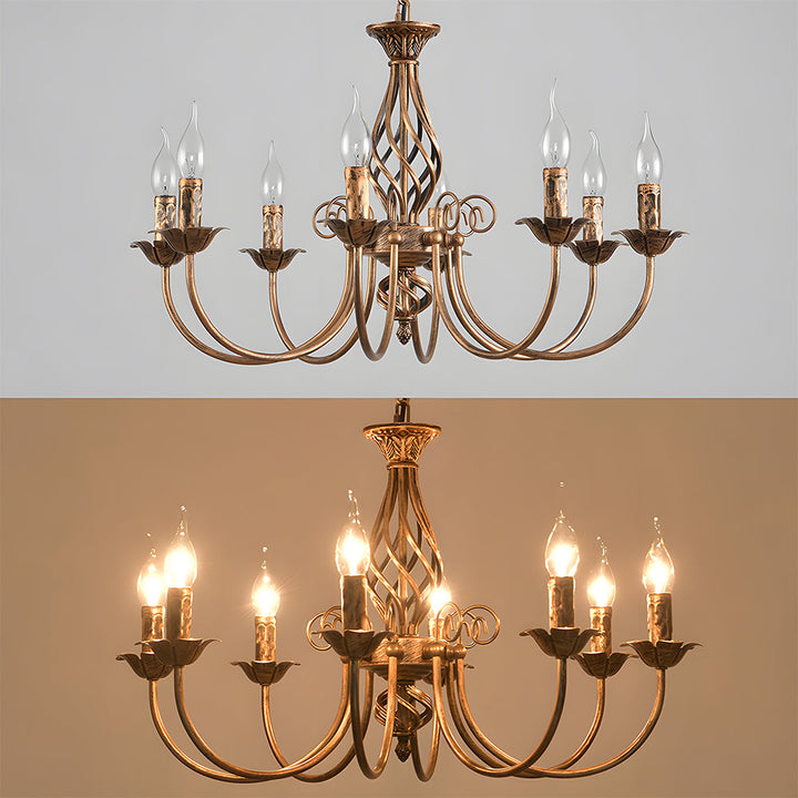 Esstisch Pendelleuchte | Vintage Bronze Elegante Beleuchtung