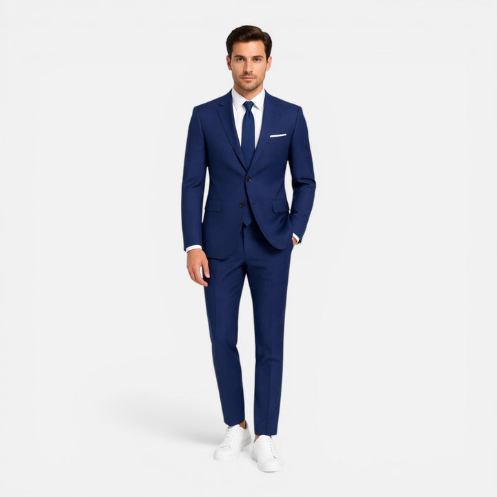 Felaroz - Leinenanzug Slim Fit Herren Elegant