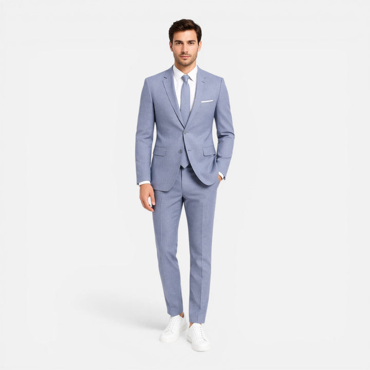 Felaroz - Leinenanzug Slim Fit Herren Elegant