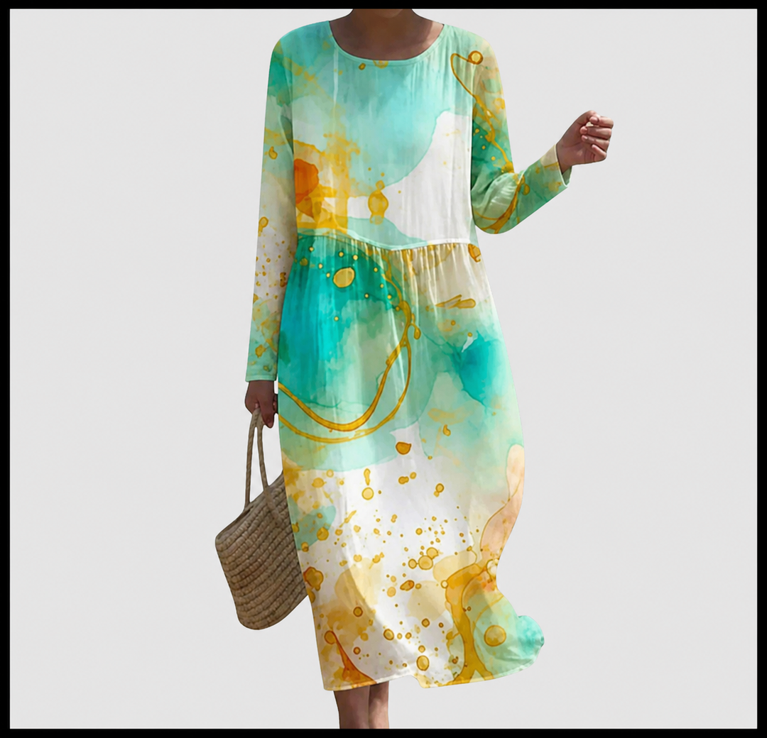 Women Floral Summer Maxi Dress - Image 2