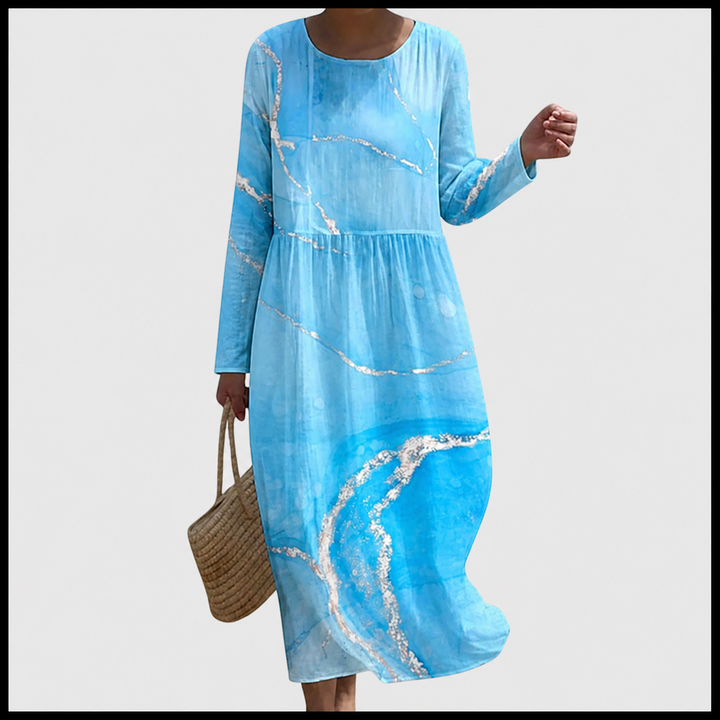 Women Floral Summer Maxi Dress - Image 3