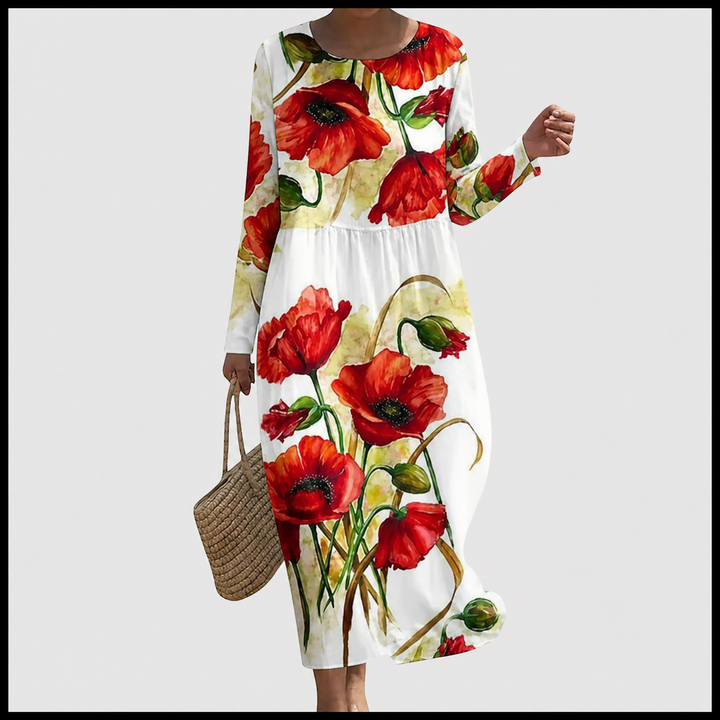 Women Floral Summer Maxi Dress - Image 4