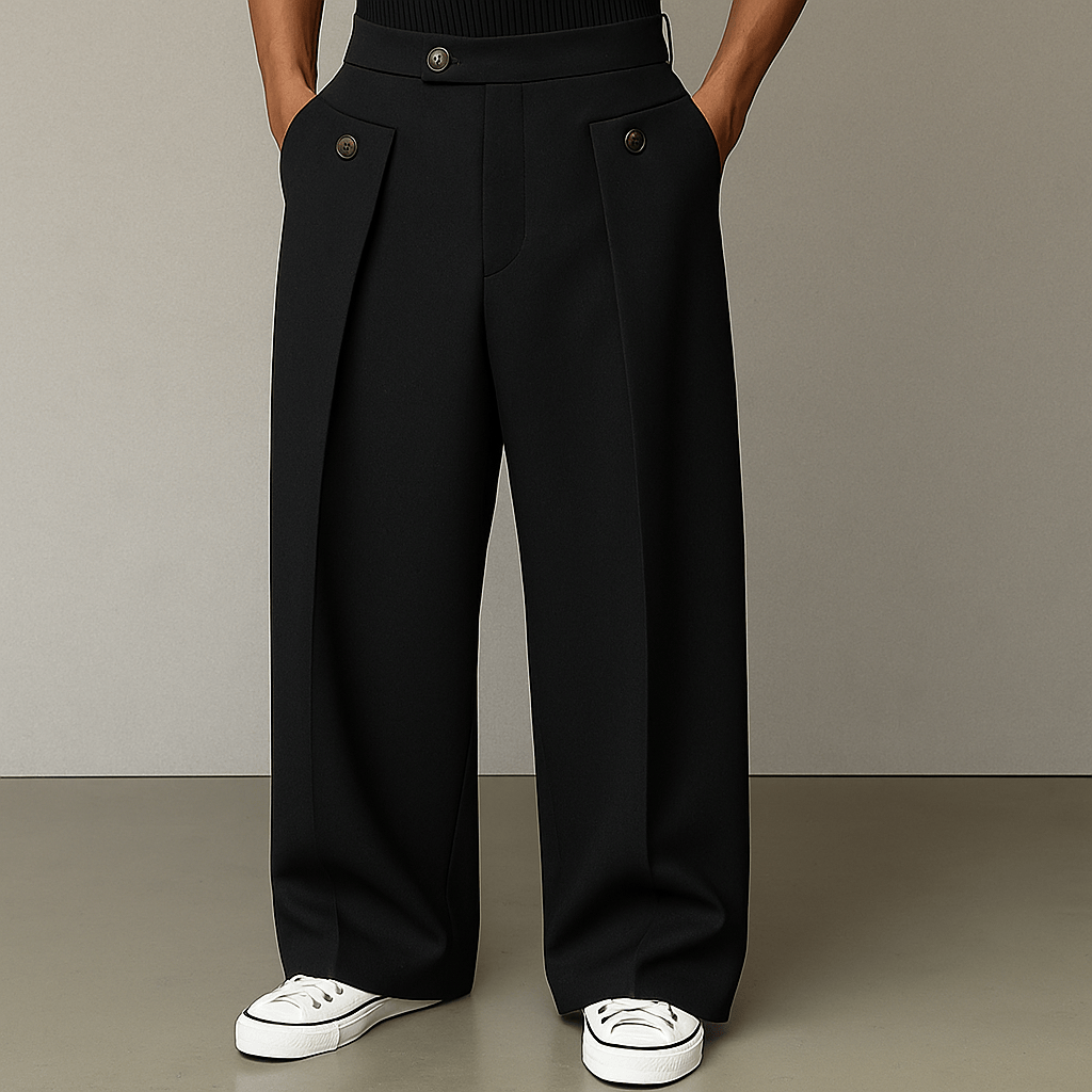 Wentaro - Herren Weite Hose Komfort Passform