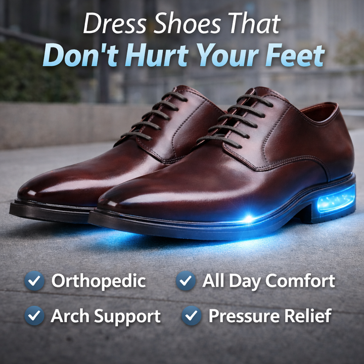 Ortheno - Leder Oxford Schuhe Komfort Elegant