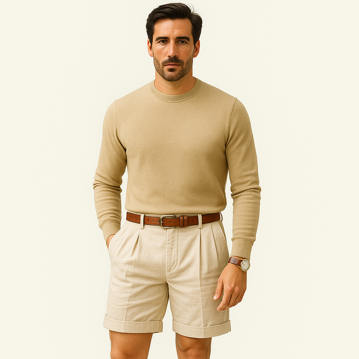 Henvaro - Leinen Shorts Herren