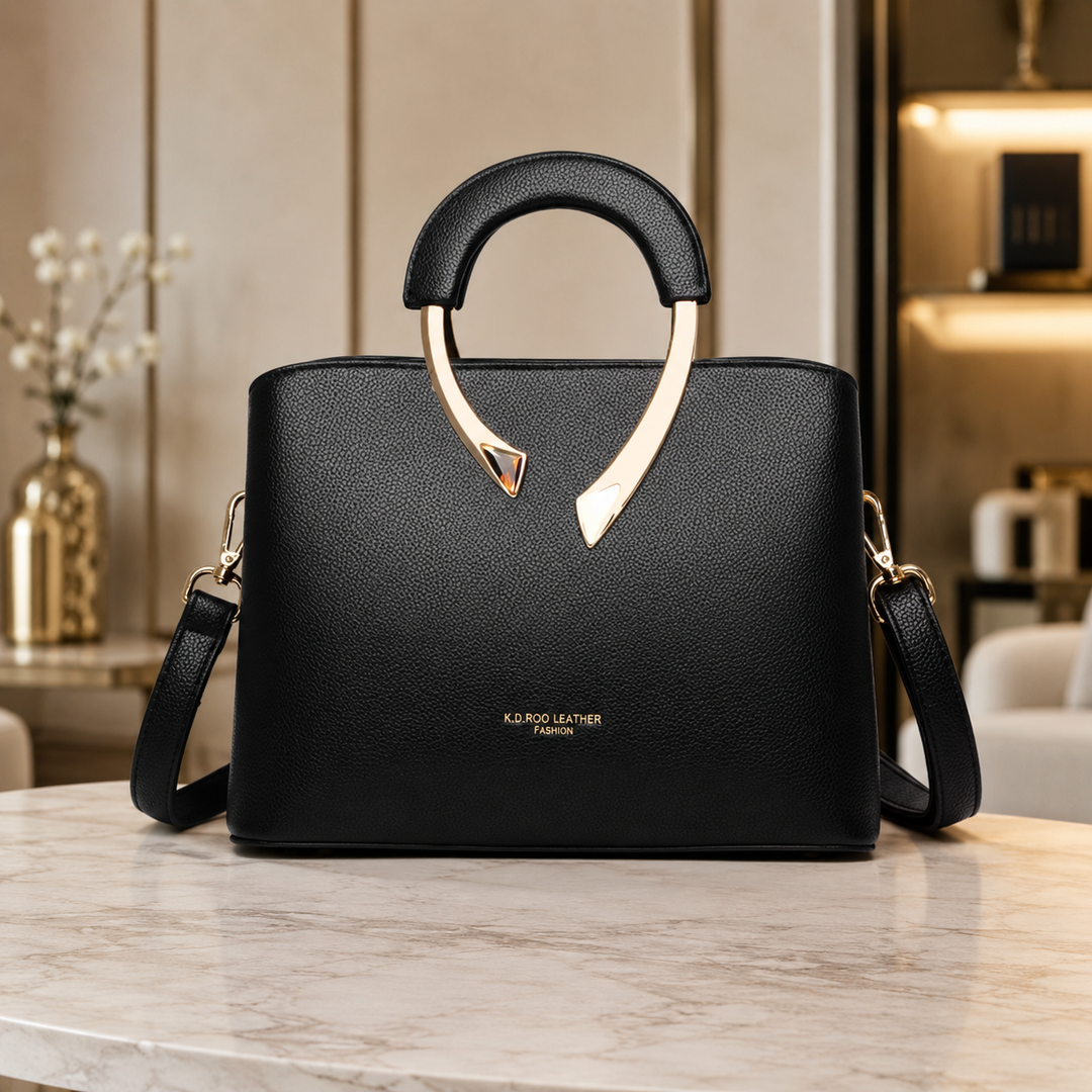 Damen Lederhandtasche elegante Shopper Tasche - Image 3