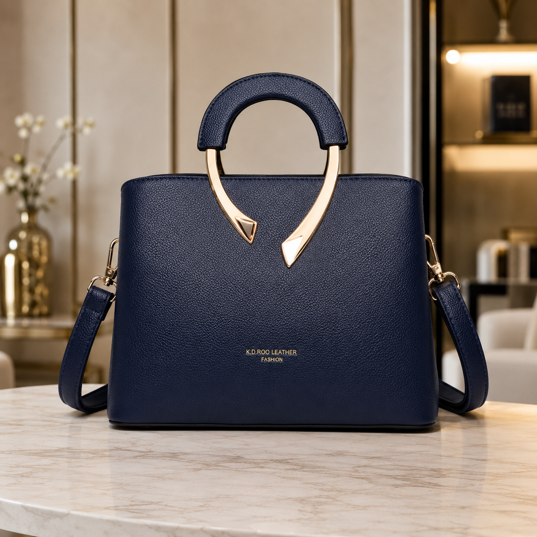Damen Lederhandtasche elegante Shopper Tasche - Image 4