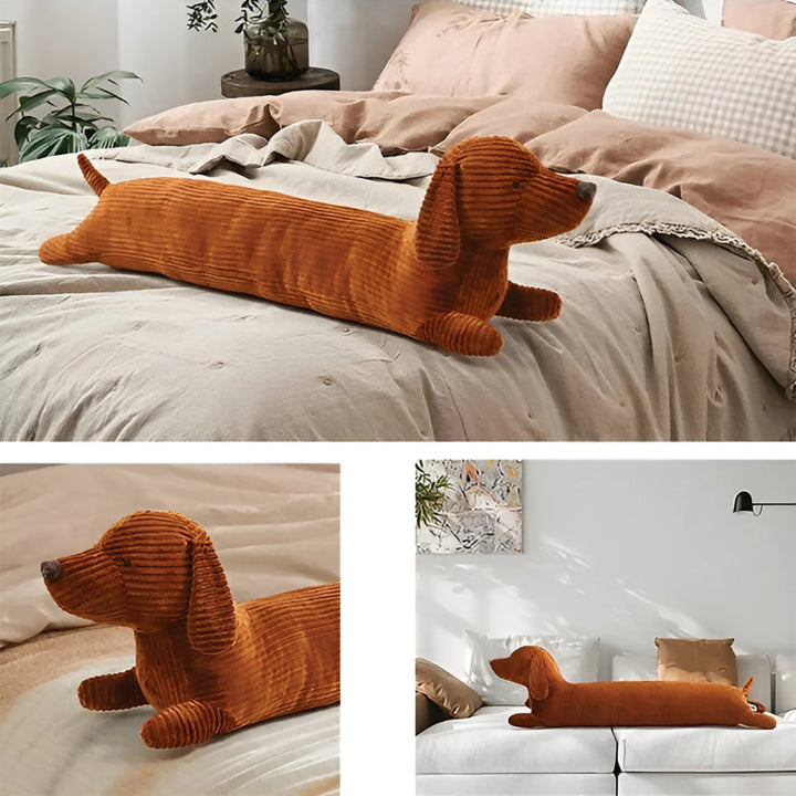 Dackolino – Cord Dachshund Plush Pillow