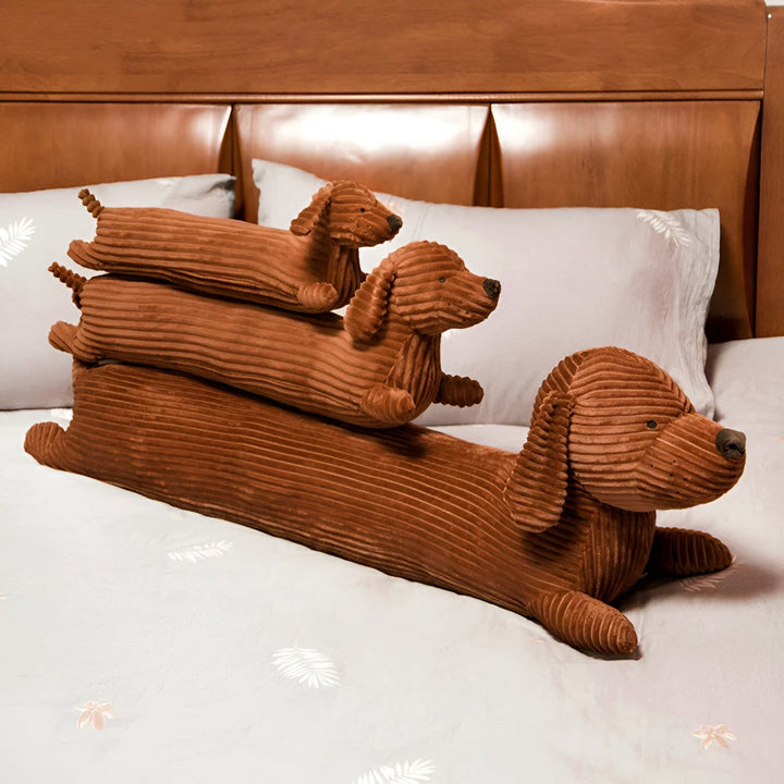 Dackolino – Cord Dachshund Plush Pillow