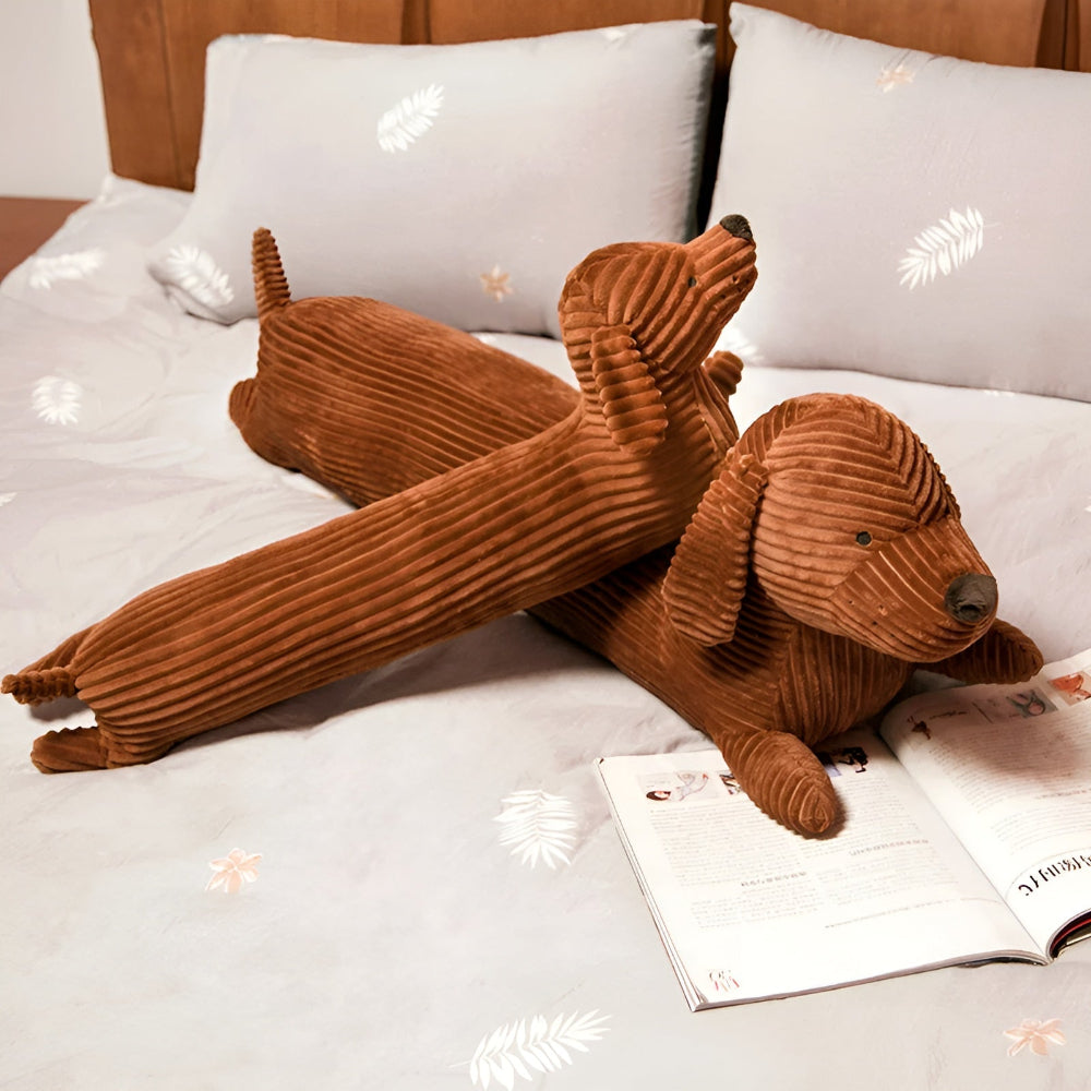 Dackolino – Cord Dachshund Plush Pillow