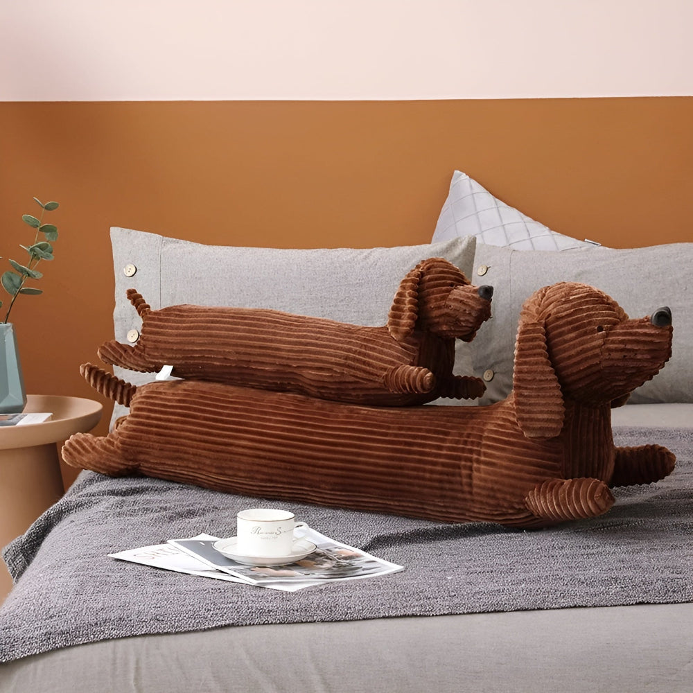 Dackolino – Cord Dachshund Plush Pillow