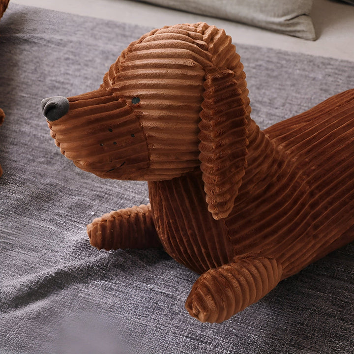 Dackolino – Cord Dachshund Plush Pillow